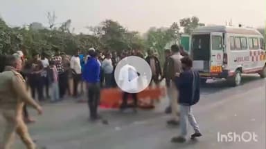 शाहजहांपुर: तेज रफ्तार ट्रैक्टर-ट्रॉली ने बाइक को मारी टक्कर, एक की मौत और महिला घायल