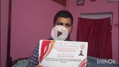 मुंगेर: प्रणव कुमार को भारत गौरव सम्मान अवार्ड से किया गया सम्मानित