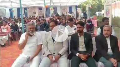 चूरू: भरतिया अस्पताल के आरोग्य शिविर में चिकित्सा अधिकारियों की अनदेखी, स्वास्थ्य सेवा देने वालों को नहीं मिला मंच पर स्थान