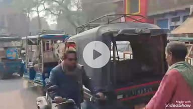 मिर्ज़ापुर: रमईपट्टी से भरुहना रोड तक लगभग एक किलोमीटर तक लग रहा भीषण जाम, वीडियो आया सामने
