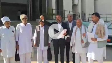 चूरू: हनुमानगढ़ में एथेनॉल फैक्ट्री हटाने और लाठीचार्ज के दोषियों पर कार्रवाई की मांग को लेकर किसान सभा ने नारेबाजी की