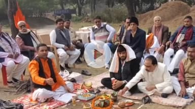 महाराजगंज: रामपुरवा में 26 को होगा हिंदू सम्मेलन, भूमि पूजन संपन्न हुआ