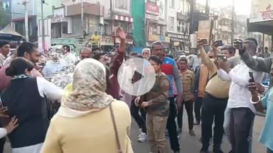 खंडवा नगर: खंडवा: विजय शाह के पुतला दहन पर बवाल, महिला कांग्रेस उग्र, पुलिस से झूमाझटकी
