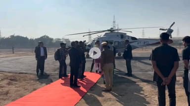 लूनकरनसर: सीएम भजन लाल शर्मा लूणकरणसर पहुंचे, करोड़ों के विकास कार्यों का किया लोकार्पण