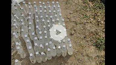 नबीनगर: शंकरपुर पुल से 90 बोतल देसी शराब जब्त, कारोबारी फरार