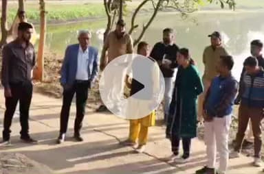गाडरवारा: जिला कलेक्टर रजनी सिंह ने गाडरवारा तालाब का निरीक्षण किया, दिशा-निर्देश दिए