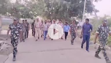 చింతలపాలెం: పోలింగ్ కేంద్రాలను పరిశీలించిన ఎస్పీ నరసింహ: విజయోత్సవ ర్యాలీలకు అనుమతి లేదు