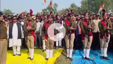 छिबरामऊ: भारतीय सेवा में तैनात एक जवान की फर्रुखाबाद जाते समय सड़क हादसे में हुई मौत, दी गई राजकीय सम्मान के साथ विदाई