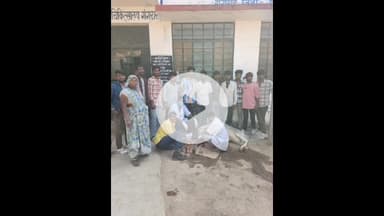 गंगरार: गंगरार में ग्रामीण समस्या समाधान शिविर में घायल गाय को ऑपरेशन करके मिला नया जीवन, बचाई गई गाय की जान