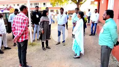 ముస్తాబాద్: ఓట్లు లెక్కింపు కేంద్రాల్లో రాజన్న సిరిసిల్ల జిల్లా ఇన్చార్జి కలెక్టర్ గరిమ అగ్రవాల్ పరిశీలన