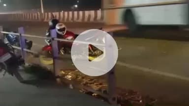 फूलपुुर: ढोकरी मोड के पास तेज रफ्तार बाइक सवार डिवाइडर से टकराया, आई चोट