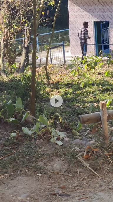 Himachal Pradesh Hamirpur district ke kharwar panchayat  ke Dhamrola gao  ma shrabi ghuse ghar ma ###@#