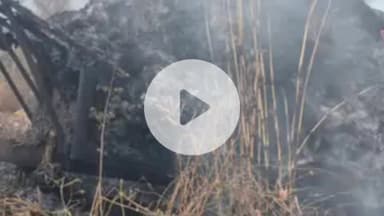 पानीपत: पराली से भरी ट्राली में लगी आग, ड्राइवर ने ट्रैक्टर को सुरक्षित निकाला