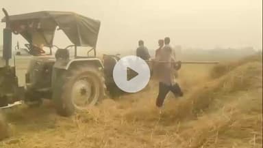 हज़ारीबाग: धान थ्रेसिंग के दौरान बड़ा हादसा, युवक का हाथ कटा