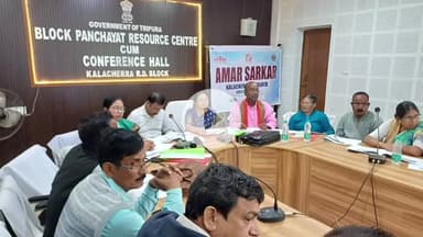 ধর্মনগর: কালা ছড়া আরবি ব্লকের অফিসের কনফারেন্স হলে এক বৈঠক অনুষ্ঠিত হয়