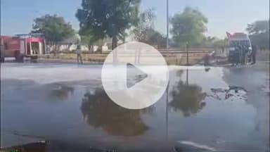 लाडपुरा: मंडाना एचपी गैस डिपो में टैंक फटने से लगी आग, मॉक ड्रिल का आयोजन, एक दर्जन लोग घायल, बचाव कार्य के लिए टीम पहुँची