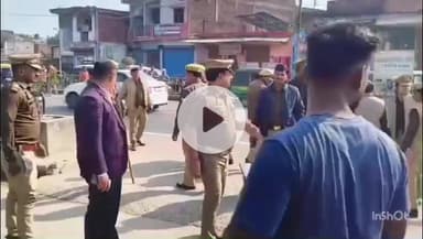 महाराजगंज: भाजपा कार्यालय का घेराव करने जा रहे कांग्रेसियों को स्थानीय प्रशासन ने रोका