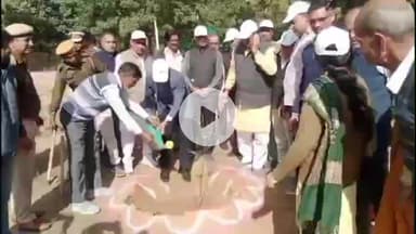 चूरू: नेचर पार्क में मिशन लाइफ के तहत पर्यावरण संरक्षण अभियान का आयोजन, विधायक हरलाल सहारण रहे मौजूद