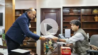 सरस्वती विहार: चित्तौड़गढ़ सांसद ने नई दिल्ली में केंद्रीय मंत्री श्री Jyotiraditya Scindia से मुलाकात की