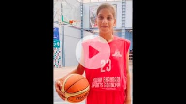 गंगरार: यूनिवर्सिटी बास्केटबॉल टीम में चयनित हुई नंदिनी खटीक, गंगरार क्षेत्र में खुशी की लहर