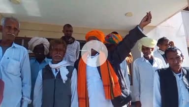 झालावाड राष्ट्रीय किसान संघ ने डग विधानसभा क्षेत्र की समस्याओं को लेकर ज्ञापन शौपा।