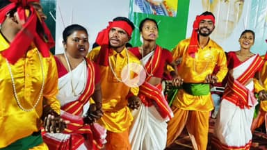 बलियापुर: बिनोद मेला में नागपुरी नृत्य-गीत कार्यक्रम का आयोजन किया गया