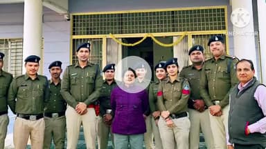 रैपुरा: एएसपी वंदना चौहान ने थाना रैपुरा की सुरक्षा व्यवस्था परखी, थाना प्रभारी व स्टाफ की सराहना की