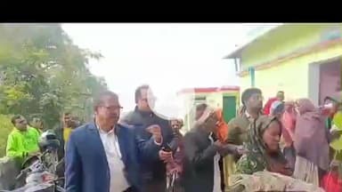 मिर्ज़ापुर: विंध्याचल थाना क्षेत्र की कंतित में एसडीएम सदर ने कड़ाके की ठंड को देखते हुए लगभग 100 गरीबों को बांटे कंबल