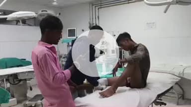 झालरापाटन: झालावाड़ के राडी के बालाजी रोड पर स्कूल बस की टक्कर से दो भाई हुए घायल