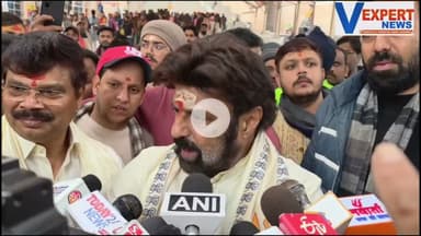 पद्म भूषण नंदामुरी बालकृष्ण ने काशी विश्वनाथ घाट पर किया Akhanda 2 का भव्य प्रमोशन | Varanasi Visit