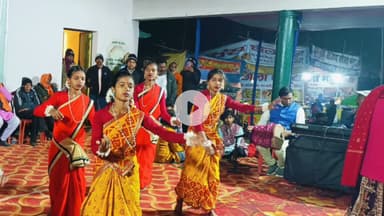 बलियापुर: बिनोद मेला में झूमर कार्यक्रम का आयोजन किया गया