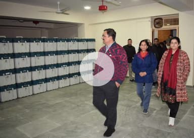 दाड़लाघाट: ई.वी.एम. तथा वी.वी.पैट. का त्रैमासिक आंतरिक निरीक्षण