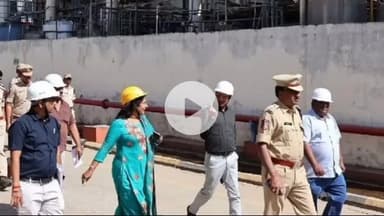 హత్నూర: బోర్పట్ల అరబిందో ఫార్మా లో మాక్ డ్రిల్ ఏర్పాట్లను పరిశీలించిన అధికారులు