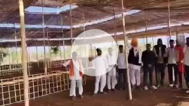 सुनेल: केसरपुरा में देवनारायण मंदिर पर प्राण प्रतिष्ठा कार्यक्रम की तैयारियाँ जोरों पर