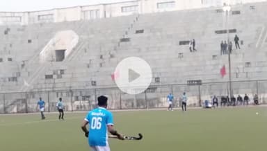 रामपुर: सिंघनखेड़ा स्टेडियम में प्रदेश स्तरीय सीनियर पुरुष हॉकी प्रतियोगिता का आयोजन, जिसमें चार लीग मैच हुए