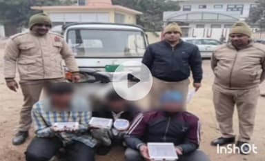 एत्मादपुर: ट्रांस यमुना से चोरी करने वाले 3 शातिर अभियुक्तों को किया गिरफ्तार