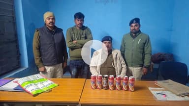 नबीनगर: थाना के पास से कार में अंग्रेजी शराब बरामद, एक आरोपी को किया गया गिरफ्तार