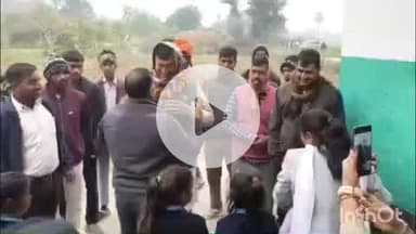 करपी: बारा के नवसृजित प्राथमिक विद्यालय में विधायक का किया गया अभिनंदन