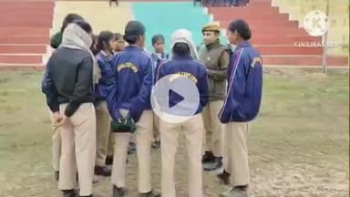 बस्ती: महिला मिशन शक्ति फेस पांच के तहत सहीद सत्यवान सिंह स्टेडियम में आज सुबह महिला टीम ने खिलाड़ियों को किया जागरूक