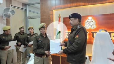 उन्नाव: मिशन शक्ति अभियान फेज 5 के तहत उत्कृष्ट प्रशासनिक कार्य के लिए उन्नाव एसपी ने महिला पुलिसकर्मियों को किया सम्मानित