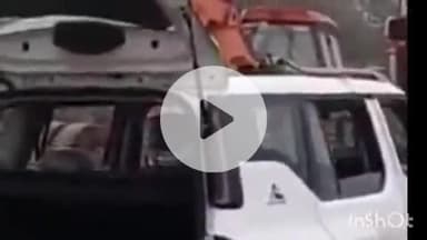 पानीपत: घने कोहरे में नहर में गिरी कार, ड्राइवर ने शीशा तोड़कर बचाई जान