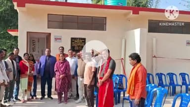 घाघरा: हापामुनी गांव स्थित मां महामाया मंदिर परिसर में पर्यटन कला संस्कृति विभाग द्वारा विकास कार्यों का उद्घाटन