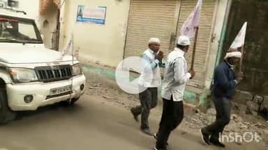 मालथोन: मालथौन में बाबा जयगुरुदेव के शिष्यों ने शाकाहारी जीवन शैली अपनाने को लेकर रैली निकाली