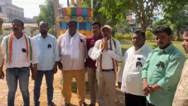 సిర్పూర్ టి: బిజెపి నిర్ణయాలకు వ్యతిరేకంగా కాగజ్నగర్ పట్టణంలో నిరసన తెలియజేసిన కాంగ్రెస్ పార్టీ నాయకులు