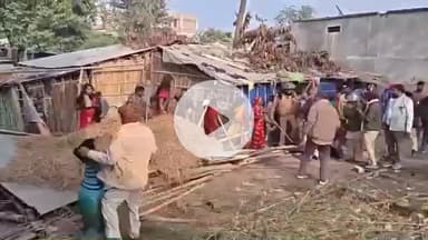 सुपौल: सिमराही: महादलित टोला में रैयत की भूमि पर जबरन रह रहे लोगों को खाली कराने पहुंची पुलिस पर पथराव