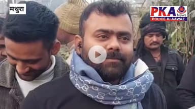 भूतेश्वर चौराहे के निर्माणाधीन नाले पर लटका मिला युवक का