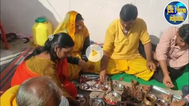 वरिष्ठ पत्रकार कैलाश सेन के निज निवास में पर्यावरण शुद्धि और विश्व शांति के लिए किया गायत्री यज्ञ