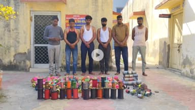 भीलवाड़ा: सुभाष नगर पुलिस ने प्रतिबंधित चाइनीज मांझे के खिलाफ बड़ी कार्रवाई की, 6 लोग गिरफ्तार, 155 से अधिक चरखियां जब्त