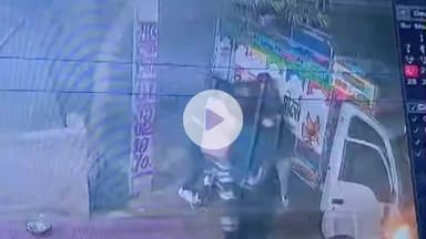 मथुरा: हाईवे क्षेत्र में शराबियों की दबंगई, हॉर्न बजाने पर गाड़ी चालक को पिता घटना अलवर पुल के पास सीसीटीवी कैमरे में कैद हुई