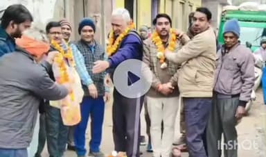 एत्मादपुर: दुर्गा नगर में 10 लाख रुपए की लागत से किए जा रहे विकास कार्यों का शिलान्यास समाजसेवी बालकिशन गुप्ता ने किया